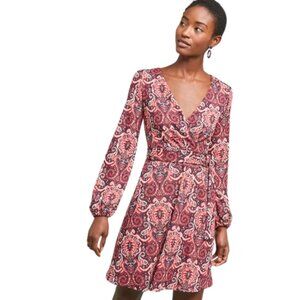 MAEVE Anthropologie Paisley Belted Dress